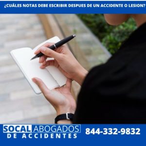 escribir-notas-accidente-o-lesión