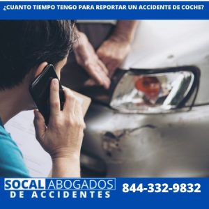 reportar accidente de coche